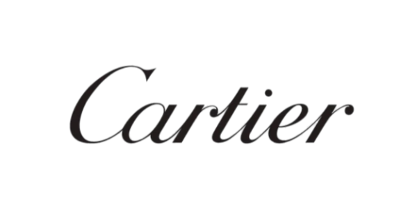 Cartier Logo in eleganter Schrift, ikonisches Markenzeichen f&uuml;r Luxus, Schmuck, Uhren und exklusive Designermarke Cartier