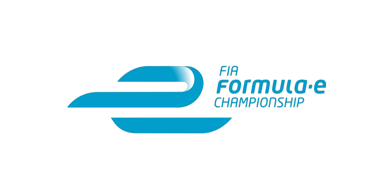 Formula E Logo mit modernem Schriftzug, bekannt für Elektro-Rennsport, Motorsportserie und nachhaltige Innovation im Racing-Bereich