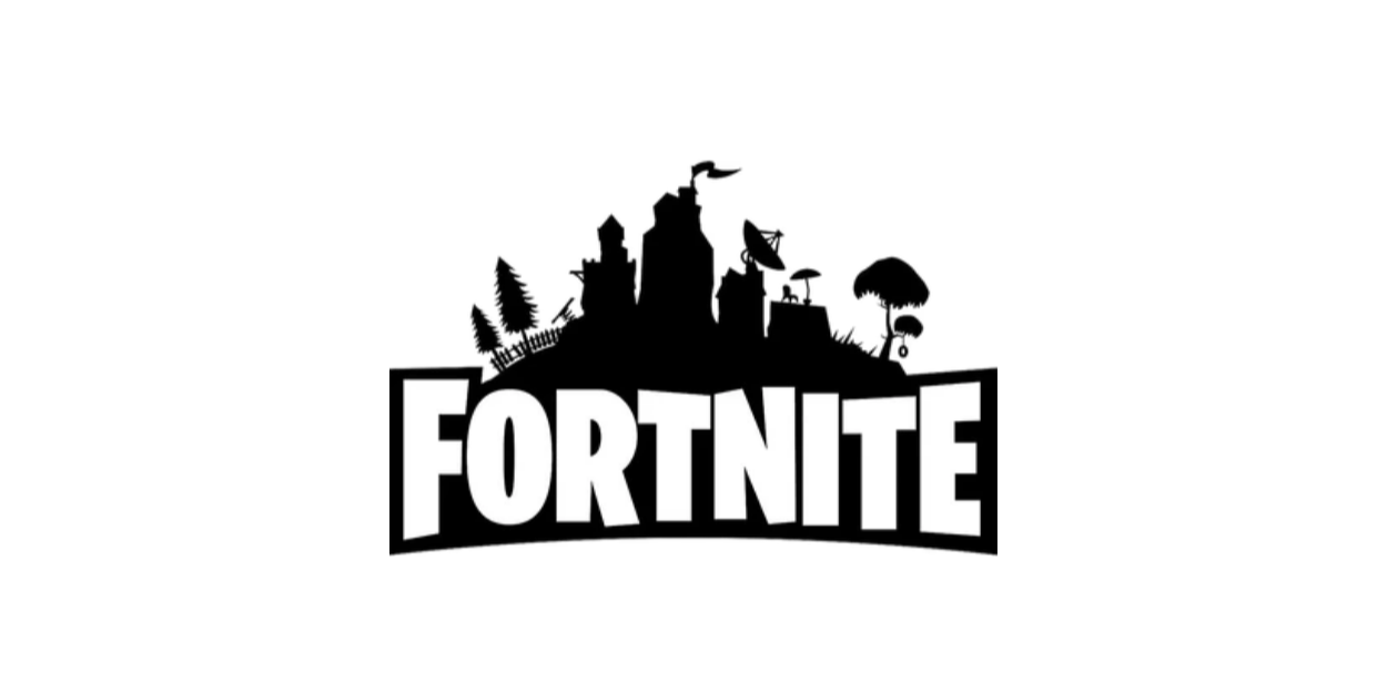 Fortnite Logo mit markantem Schriftzug, bekannt für Gaming, Battle Royale, Online-Multiplayer und die erfolgreiche Videospielmarke