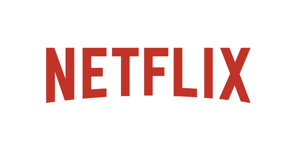 Netflix Logo mit rotem Schriftzug auf schwarzem Hintergrund, bekannt für Streaming, Filme, Serien und die internationale Entertainment-Plattform