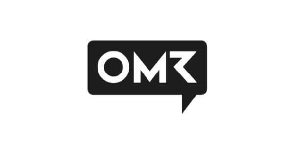 OMR Logo mit markantem Schriftzug, bekannt f&uuml;r Online Marketing Rockstars, Digitalmarketing, Events und die f&uuml;hrende Marketingplattform