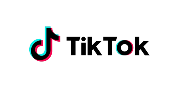 TikTok Logo mit stilisiertem Notensymbol, bekannt f&uuml;r Kurzvideos, Social Media Trends und kreative Inhalte auf der Plattform