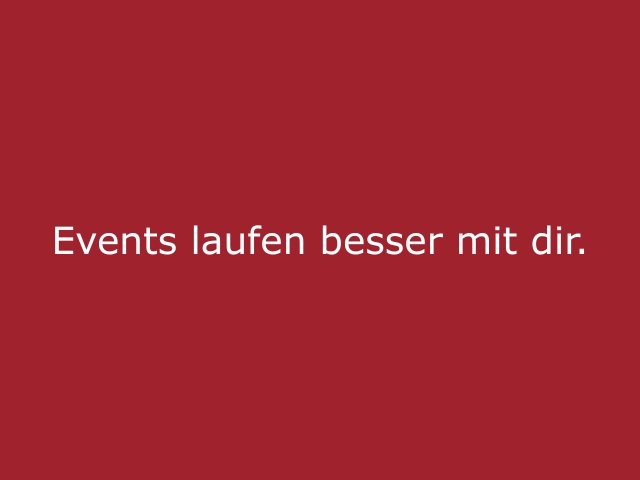 Roter Hintergrund mit beiger Schrift „Events laufen besser mit dir“, motivierendes Statement für zukünftige Hosts und Hostessen bei cinnamon und spannende Eventeinsätze