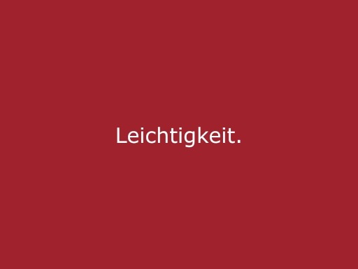 Roter Hintergrund mit beiger Schrift „Leichtigkeit“, minimalistisches Statement für cinnamon, professionelle Hospitality und stilvolle Eventbetreuung
