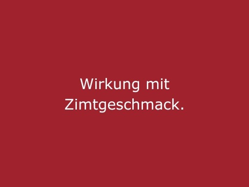 Roter Hintergrund mit beiger Schrift „Wirkung mit Zimtgeschmack“, kreatives Statement für cinnamon Hospitality, Eventpersonal und besondere Markeninszenierungen