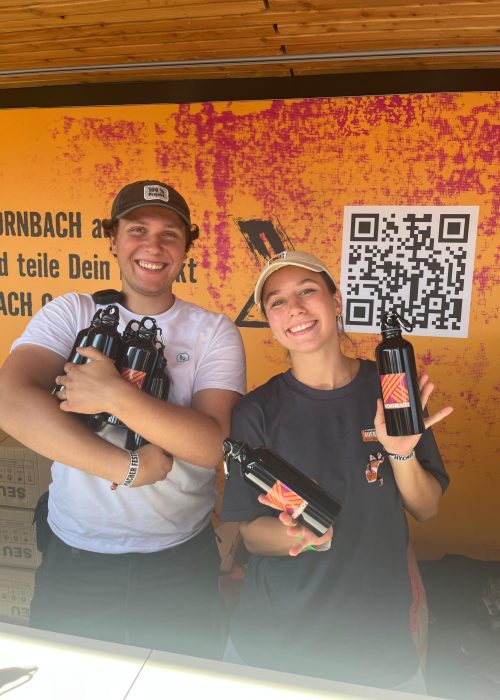 Host und Hostess bei einer Hornbach Promotion, professioneller Markenauftritt und aktive Kundenansprache bei Event und Promotion Aktion